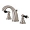 Kingston Brass KB988AKL Duchess Widespread Bathroom Faucet W/ Plastic Pop-Up, Nickel KB988AKL - alternate 1